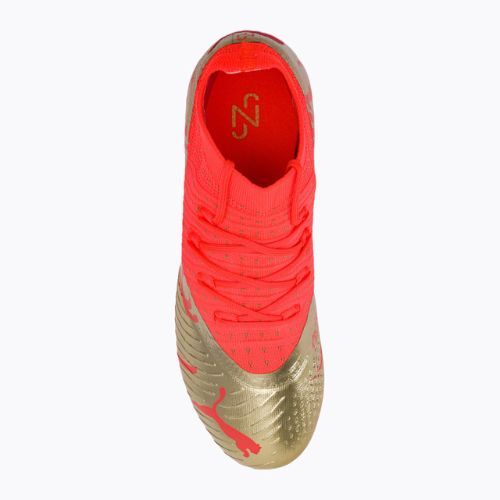 Dětské kopačky PUMA Future Z 3.4 Neymar Jr. FG/AG orange/gold 107107 01