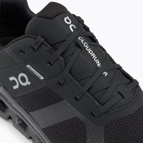 Pánské běžecké boty On Cloudrunner Waterproof černé 5298639
