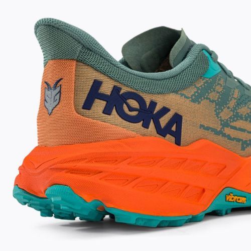 Pánské běžecké boty HOKA Speedgoat 5 green-orange 1123157-TMOR