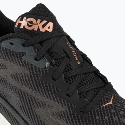 Dámská běžecká obuv HOKA Clifton 9 black 1127896-BCPPR