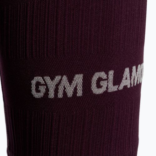 Tréninkové šortky Gym Glamour push up bordó 318