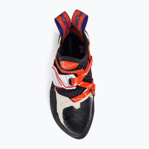 La Sportiva pánská lezecká obuv Solution white-orange 20H000203