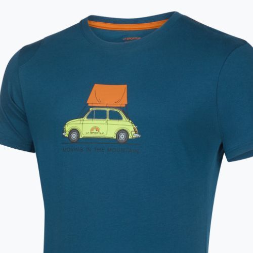 La Sportiva pánské horolezecké tričko Cinquecento navy blue N55639208