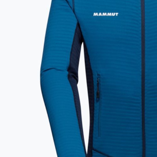 Pánská fleecová mikina Mammut Taiss Light ML s kapucí modrá 1014-04530-50554-114
