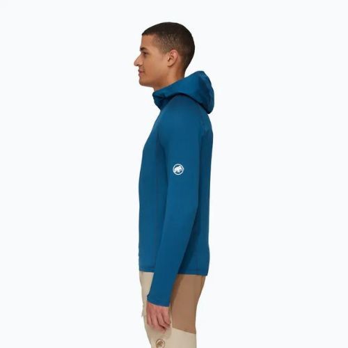 Mammut Selun FL Sun Hoody pánské trekingové tričko tmavě modré 1016-01420-50550-115