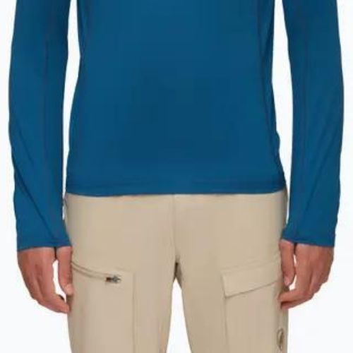 Mammut Selun FL Sun Hoody pánské trekingové tričko tmavě modré 1016-01420-50550-115