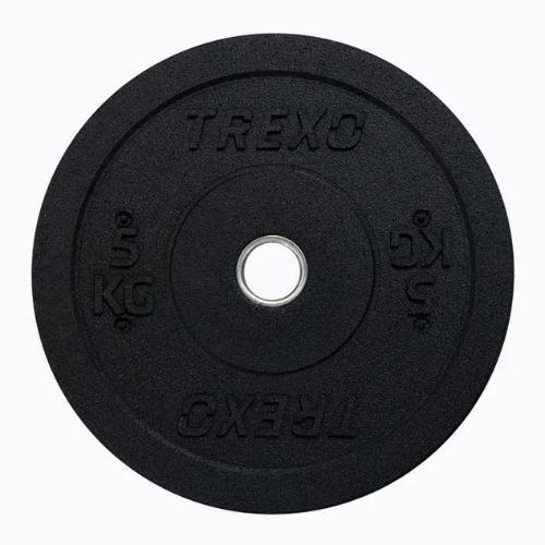 Olympijské závaží bumper TREXO TRX-BMP005 5 kg černé