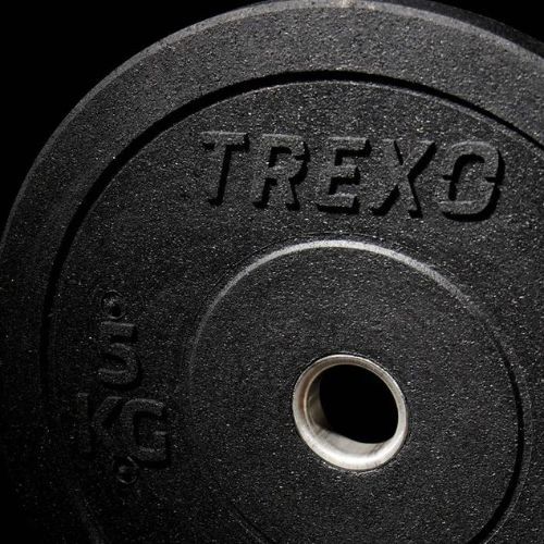 Olympijské závaží bumper TREXO TRX-BMP005 5 kg černé