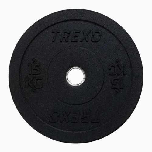 Olympijské závaží bumper TREXO  TRX-BMP015 15 kg černé