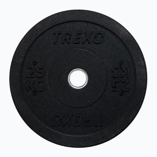 Olympijské závaží bumperTREXO TRX-BMP025 25 kg černé