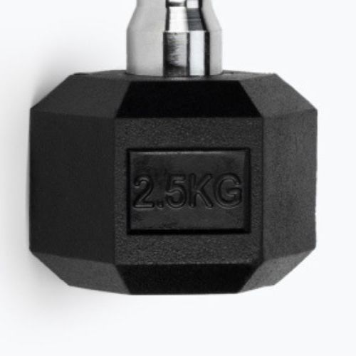 Pogumovaná činka TREXO Hex HXD200 2,5 kg