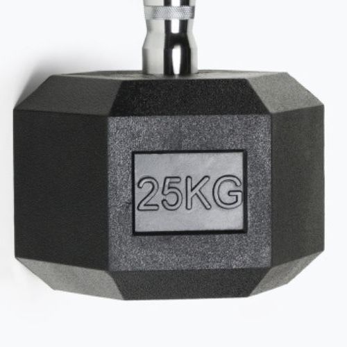 Pogumovaná činka TREXO Hex HXD250 25 kg