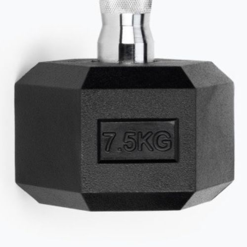 Pogumovaná činka TREXO Hex HXD75 7.5 kg