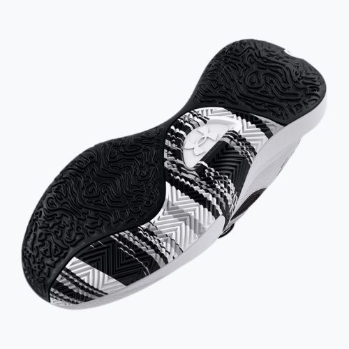 Basketbalové boty pánské Under Armour Lockdown 6 bílo-šedé 3025616-101