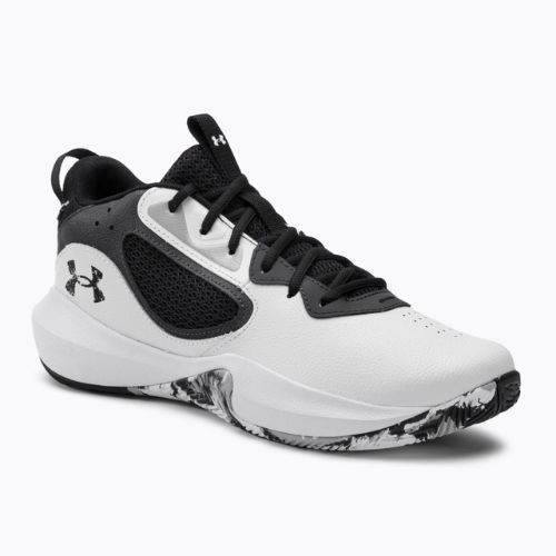 Basketbalové boty pánské Under Armour Lockdown 6 bílo-šedé 3025616-101