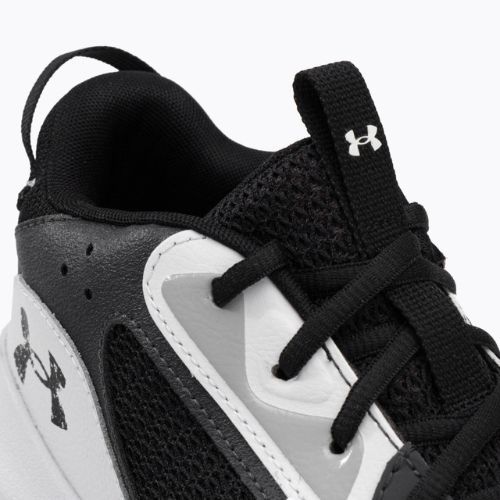 Basketbalové boty pánské Under Armour Lockdown 6 bílo-šedé 3025616-101