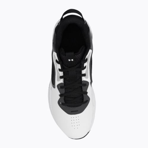 Basketbalové boty pánské Under Armour Lockdown 6 bílo-šedé 3025616-101