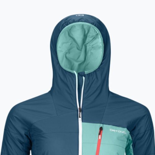 Dámská hybridní bunda ORTOVOX Swisswool Piz Duan modrá 6122700037