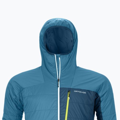 Pánská hybridní bunda ORTOVOX Swisswool Piz Duan modrá 6132700039
