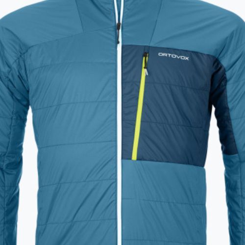 Pánská hybridní bunda ORTOVOX Swisswool Piz Duan modrá 6132700039