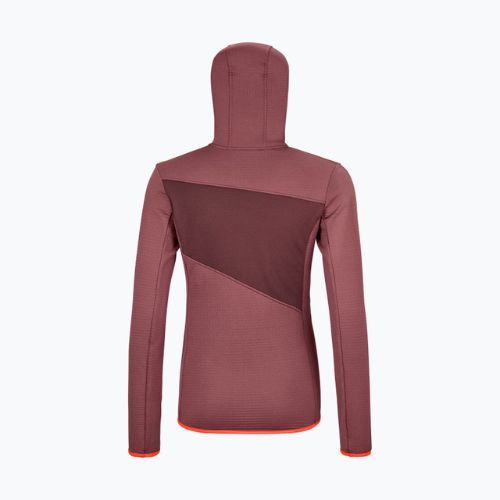 Dámská trekingová mikina Ortovox Fleece Grid Hoody červená 87201