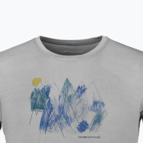 Pánská trekingová košile Ortovox 140 Cool Mtn Playground šedá 88302