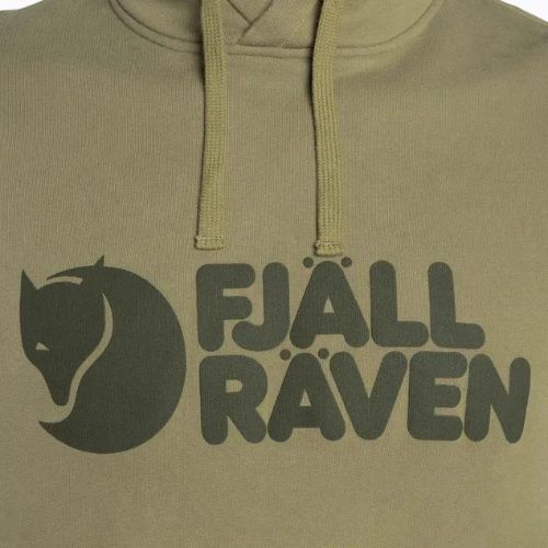 Pánská trekingová mikina Fjällräven Logo Hoodie green F84144