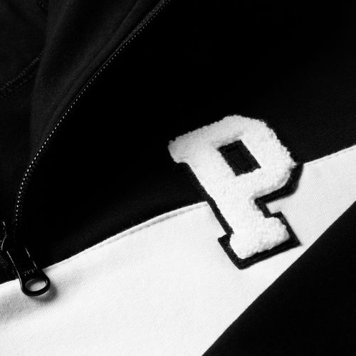 Pánská  mikina PROSTO Half Zip Sweatshirt černá KL222MSWE1132