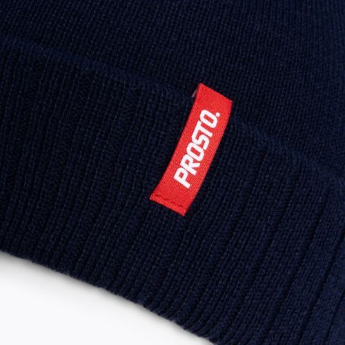 Zimní čepice pánská PROSTO Cirru námořnictvo KL222MACC2074U