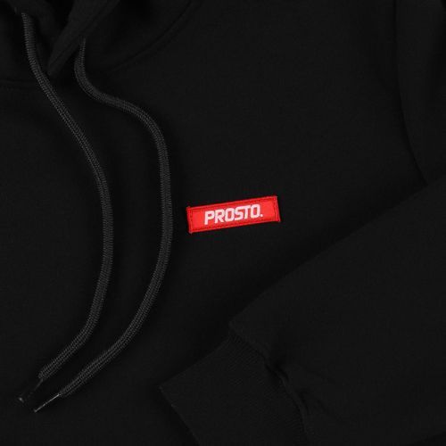 Pánská mikina s kapucí PROSTO Plelog černá KL222MSWE2013