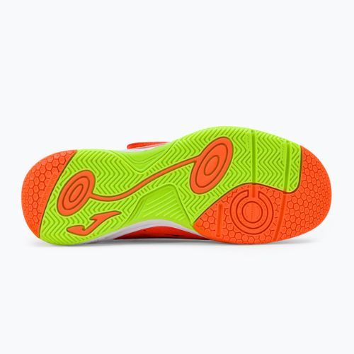Dětské kopačky Joma Super Copa IN coral/green fluor