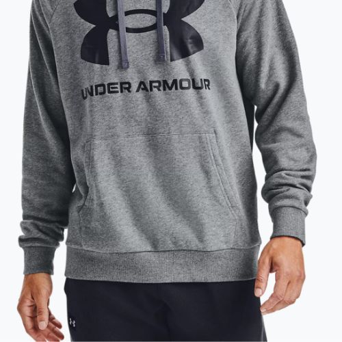 Pánská sportovní mikina Under Armour Rival Fleece Big Logo HD tmavě šedá 1357093-012