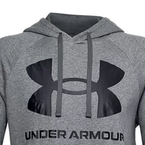 Pánská sportovní mikina Under Armour Rival Fleece Big Logo HD tmavě šedá 1357093-012