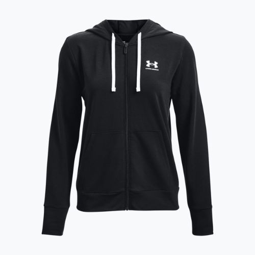 Dámská tréninková mikina Under Armour Rival Terry Full Zip Hoodie black 1369853