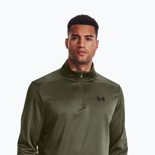 Under Armour Armour Fleece 1/4 Zip zelená pánská tréninková mikina 1373358