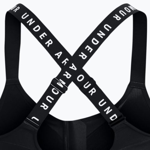 Under Armour Infinity High Bra Fitness podprsenka na zip černá 1373860