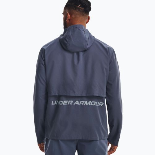 Pánská běžecká bunda Under Armour Storm Run s kapucí Blue 1376795