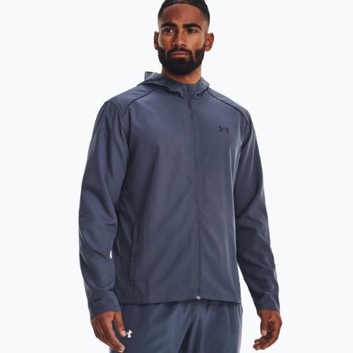 Pánská běžecká bunda Under Armour Storm Run s kapucí Blue 1376795