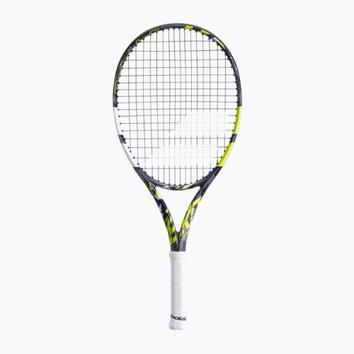 Dětská tenisová raketa Babolat Pure Aero Junior 25 šedo-žlutá 140468