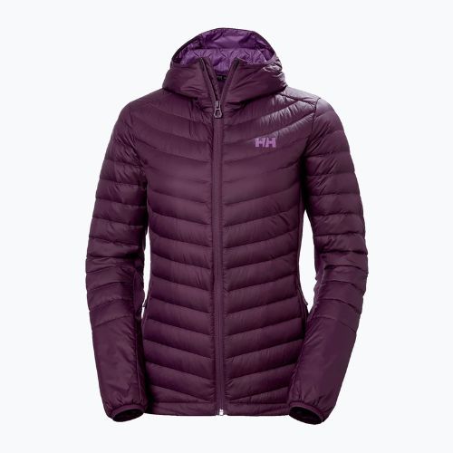Dámská péřová bunda Helly Hansen Verglas Hood Down Hybrid Insulator fialová 63026_670