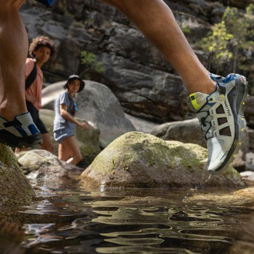 Pánské boty do vody Salomon Techamphibian 5 světle šedé L47113800