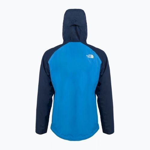 Pánská bunda do deště The North Face Stratos navy blue and red NF00CMH9IM51