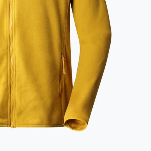 Pánská fleecová mikina The North Face 100 Glacier FZ yellow NF0A5IHQH9D1