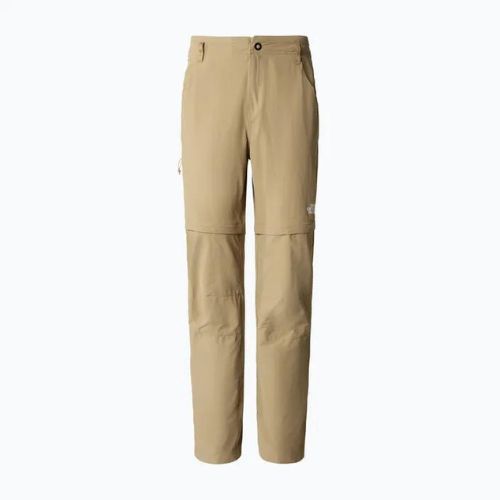 Dámské trekové kalhoty The North Face Exploration Conv Reg Straight beige NF0A7Z97PLX1