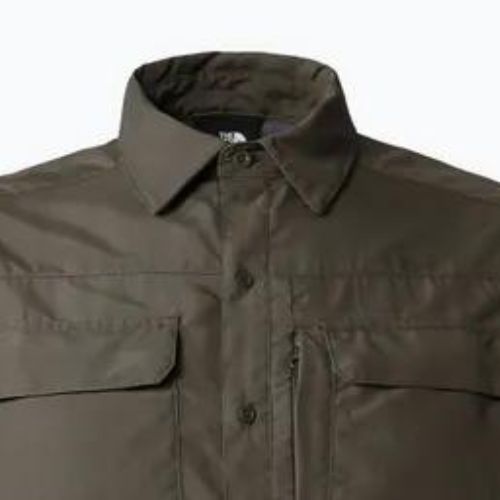 Pánská turistická košile The North Face Sequoia LS zelená NF0A4T1821L1