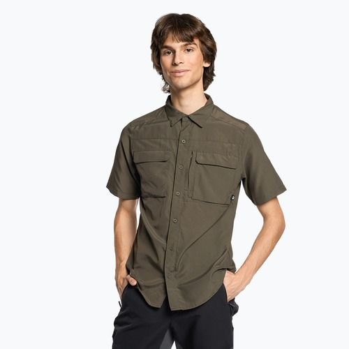 Pánská turistická košile The North Face Sequoia SS zelená NF0A4T1921L1