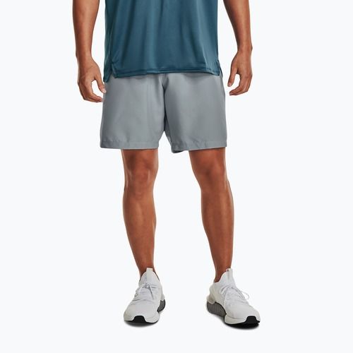 Under Armour Woven Graphic šedé pánské tréninkové šortky 1370388-465