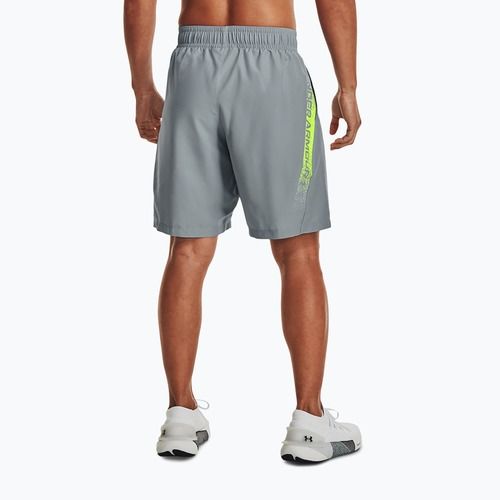 Under Armour Woven Graphic šedé pánské tréninkové šortky 1370388-465