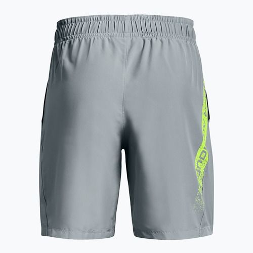 Under Armour Woven Graphic šedé pánské tréninkové šortky 1370388-465