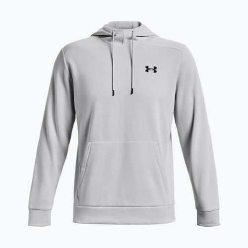 Pánská tréninková mikina Under Armour Armour Fleece Hoodie šedá 1373353-014